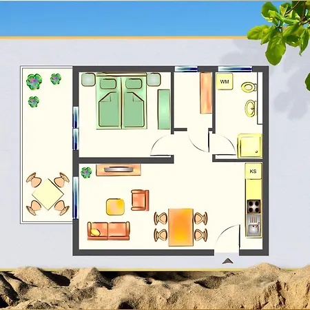 Strandblick 3 Apartamento *